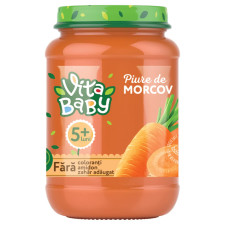 Пюре Vita Baby морква без цукру 180г mini slide 1