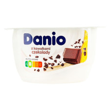 Десерт сирковий Danio з шоколадною крихтою 130г mini slide 1
