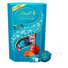 Цукерки Lindt Lindor праліне солона карамель 200г mini slide 1