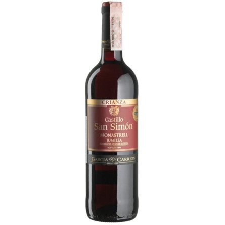 Вино J.Garcia Carrion Castillo San Simon Crianza красное сухое 0.75 л 12.5%