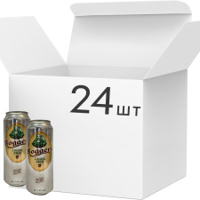 Упаковка пива Boggers Lager світле нефільтроване 4.9% 0.5 л х 24 шт. mini slide 1