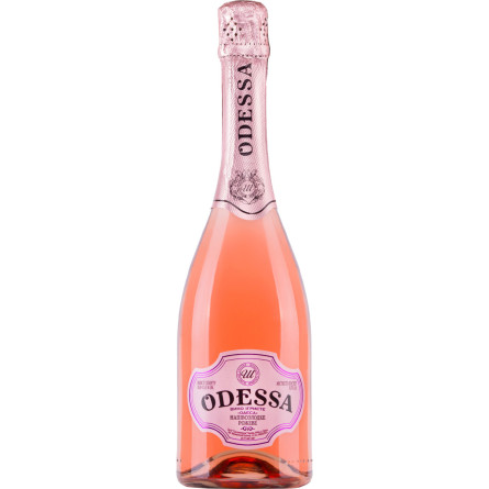 Вино ігристе Odessa рожеве напівсолодке 0.75 л 10.5-12.5%