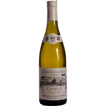 Вино Daniel-Etienne Defaix Chablis Vieilles Vignes 2013 белое сухое 0.75 л 12.5% slide 1