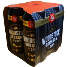 Упаковка слабоалкогольного напою WOODSTOK 8% 0.44 л х 4 шт. mini slide 1
