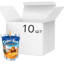 Упаковка напитка Capri-Sun Safari Fruits 200 мл х 10 шт mini slide 1
