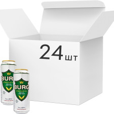 Упаковка пива Burg Lager світле фільтроване 5.5% 0.5 л х 24 шт. mini slide 1
