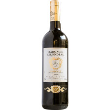 Вино Baron de Lirondeau Bordeaux белое сухое 0.75 л 13.5% mini slide 1