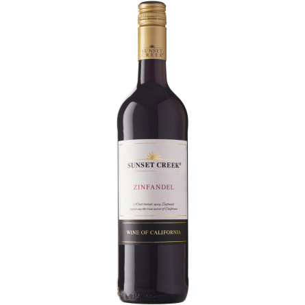 Вино Sunset Creek Zinfandel California красное сухое 0.75 л 13.5% slide 1