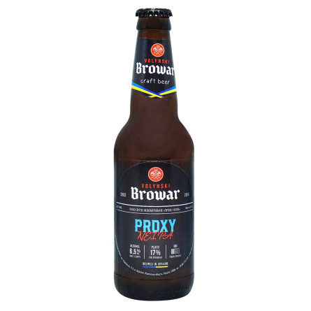 Пиво Volynski Browar Proxy Neipa світле нефільтроване 6,5% 0,35л