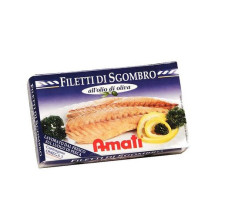 Филе скумбрии Amati в оливковом масле 125 г mini slide 1