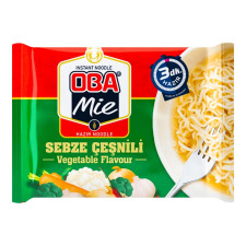 Локшина швидкого приготування зі смаком овочів ObaMie 75г mini slide 1