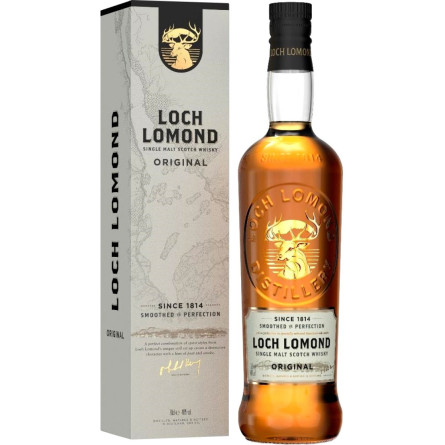 Виски Loch Lomond Original 6уо 0.7 л 40% в подарочной коробке