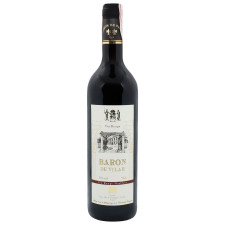Вино Baron du Val червоне напівсолодке 10% 0,75л mini slide 1