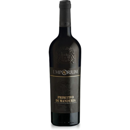 Вино Emporium Primitivo Di Manduria DOC Puglia червоне сухе 0.75 л 14%