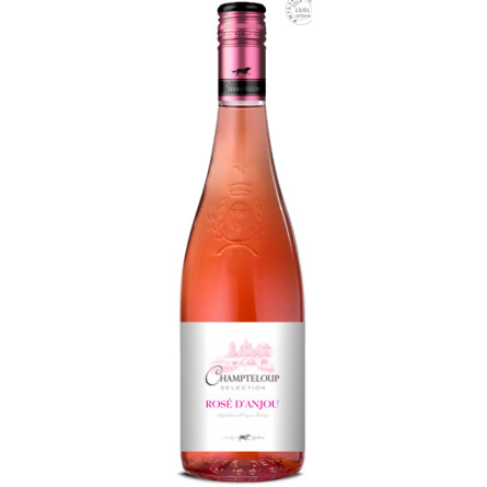 Вино Champteloup Rose d'Anjou AOC рожеве напівсухе 0.75 л 11%