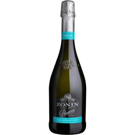 Вино ігристе Zonin Prosecco DOC brut біле сухе 0.75 л 11%