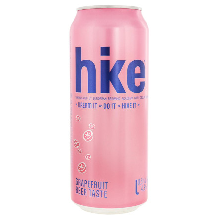 Пиво Hike Грейпфрут светлое 4,9% 0,5л slide 1