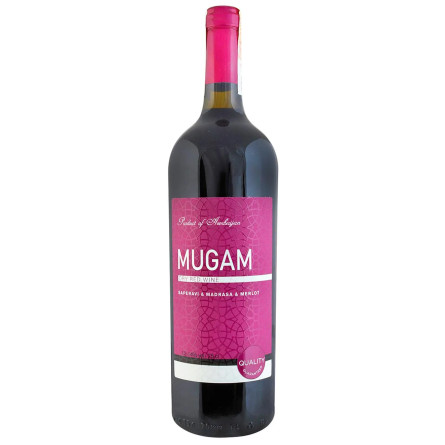 Вино Mugam красное сухое 12-14% 0,75л slide 1