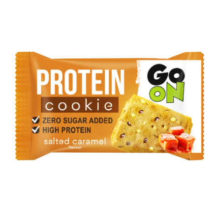 Печиво протеїнове Go On солона карамель 50г slide 1