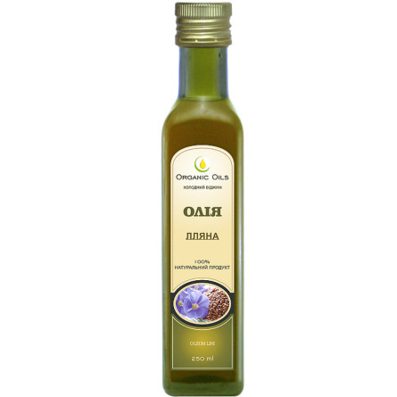 Масло Organic Oils Льняное 250 мл slide 1