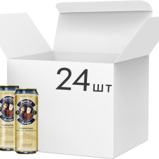 Упаковка пива Apostel Helles Lager светлое фильтрованное 5% 0.5 л х 24 шт mini slide 1