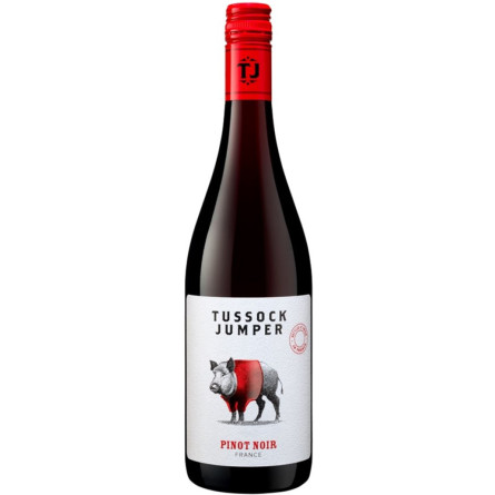 Вино Tussock Jumper Pinot Noir червоне сухе 0.75 л 12.5%
