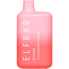 Одноразовая электронная сигарета Elf Bar BC4000 11.5 мл 5% Клубника + Манго mini slide 1