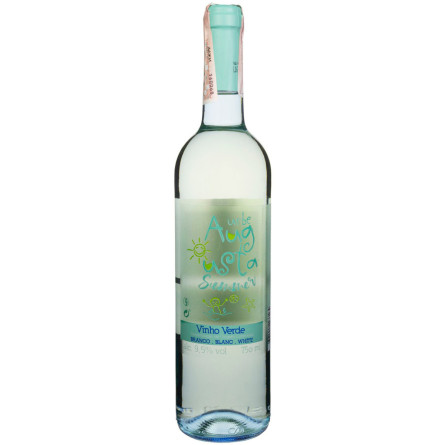 Вино Vinho Verde Urbe Augusta Summer Branco Blanc White біле напівсухе 0.75 л 9.5% slide 1