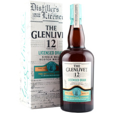 Виски Glenlivet Licensed Dram 12 лет выдержки 0.7 л 48% в подарочной деревянной упаковке mini slide 1