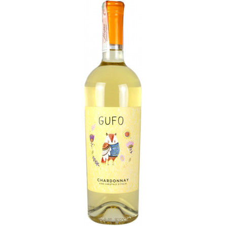 Вино Gufo Chardonnay біле сухе 0.75 л 12%