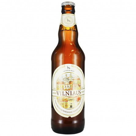 Пиво Vilniaus Alus світле нефільтроване 5,2% 0,5л