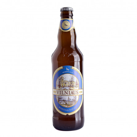 Пиво Vilniaus Wheat світле нефільтроване 5% 0,5л