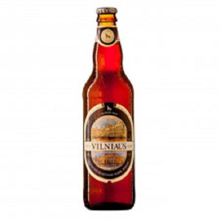 Пиво Vilniaus темне нефільтроване 5,8% 0,5л