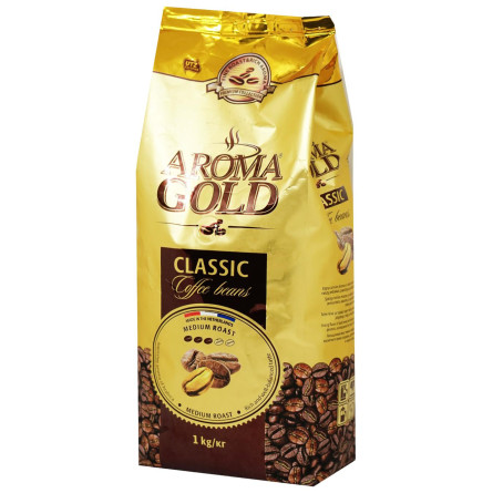Кава Aroma Gold Classic в зернах 1кг