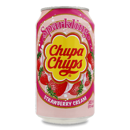 Напій Chupa Chups полуниця з вершками газован з/б slide 1