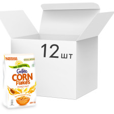 Упаковка сухих завтраков Corn Flakes Мед и Орехи 500 г х 12 шт mini slide 1
