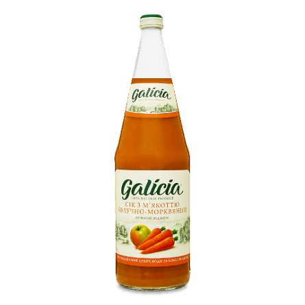 Сік Galicia яблучно-морквяний неосвітлений