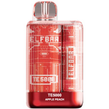 Одноразовая электронная сигарета Elf Bar TE5000 13.5 мл 5% Яблоко + Персик mini slide 1