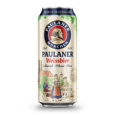 Упаковка пива Paulaner Weissbier светлое нефильтрованное 5.5% 0.5 л x 24 шт mini slide 1