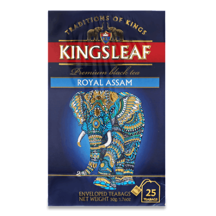 Чай чорний Kingsleaf Royal Assam, конверт slide 1