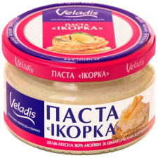 Ікра мойви Veladis зі шматочками копченого кальмару 160г mini slide 1
