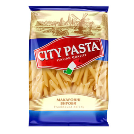 Макаронні вироби City Pasta Пір'я 800г slide 1
