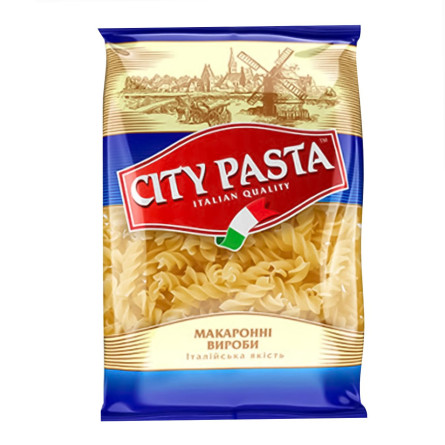 Макаронні вироби City Pasta Спіральки 800г slide 1