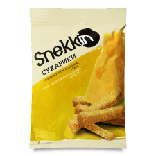 Сухарики Snekkin пшенично-житні зі смаком сиру mini slide 1