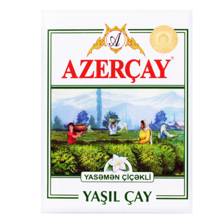 Чай зеленый Azercay с жасмином 100г