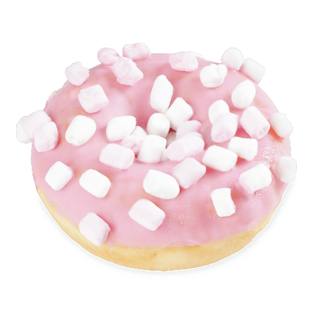 Пончик Panavi рожевий з маршмелоу
