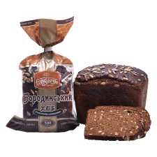 Хлеб Румянец Бородинский с семенами подсолнечника нарезанный 500г mini slide 1