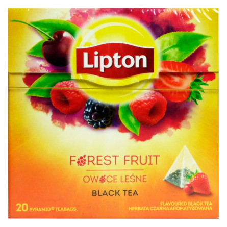 Чай чорний Lipton Forest Fruit 1,7г*20шт slide 1
