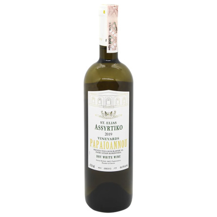 Вино Papaioannou Assyrtiko біле сухе 14% 0,75л
