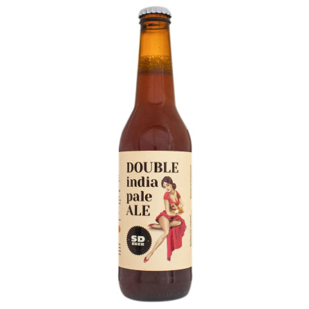 Пиво SD Brewery Double India Pale Ale нефільтроване верхового бродіння 8,5% 0,33л